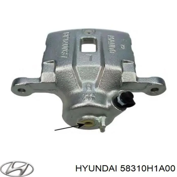 58310H1A00 Hyundai/Kia suporte do freio traseiro esquerdo