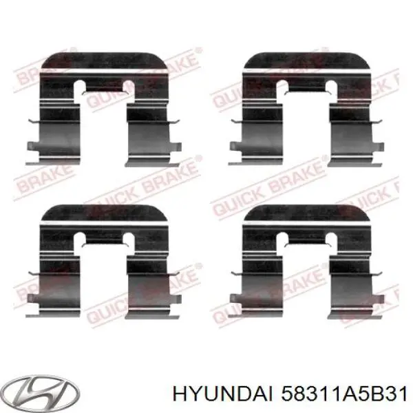  Hyundai/Kia 58311A5B31 цена, от 44.34 USD