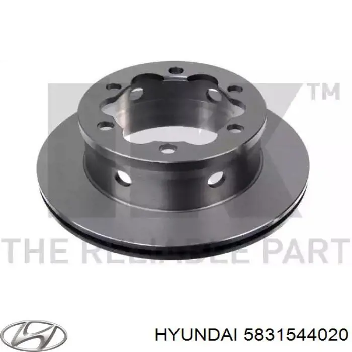 Купить 5831544020 Hyundai/Kia Задние барабанные тормозные колодки