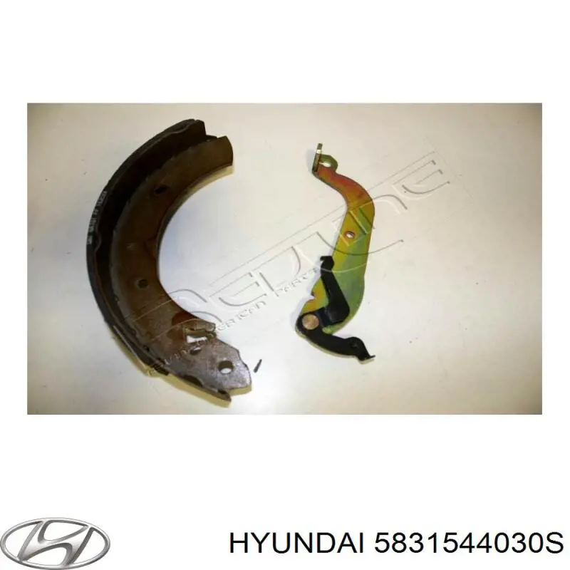 Задние барабанные колодки 5831544030S Hyundai/Kia