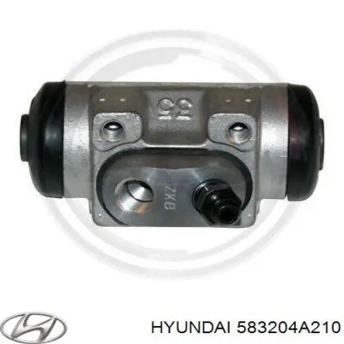 Рабочий тормозной цилиндр Hyundai/Kia 583204A210 цена, от 18.50 USD