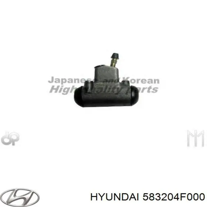 Рабочий тормозной цилиндр Hyundai/Kia 583204F000 цена, от 17.63 USD