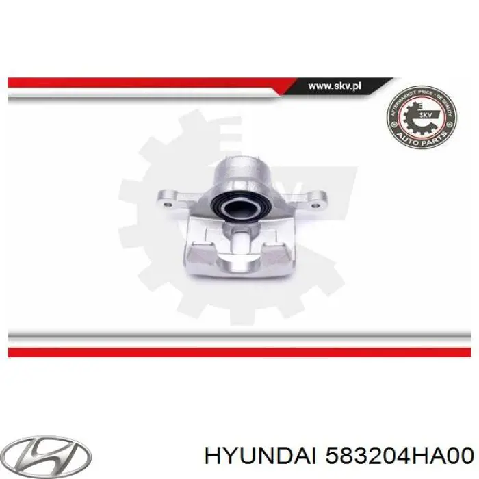 583204HA00 Hyundai/Kia Суппорт тормозной задний правый