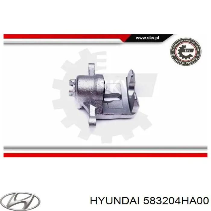 Суппорт задний правый 583204HA00 Hyundai/Kia
