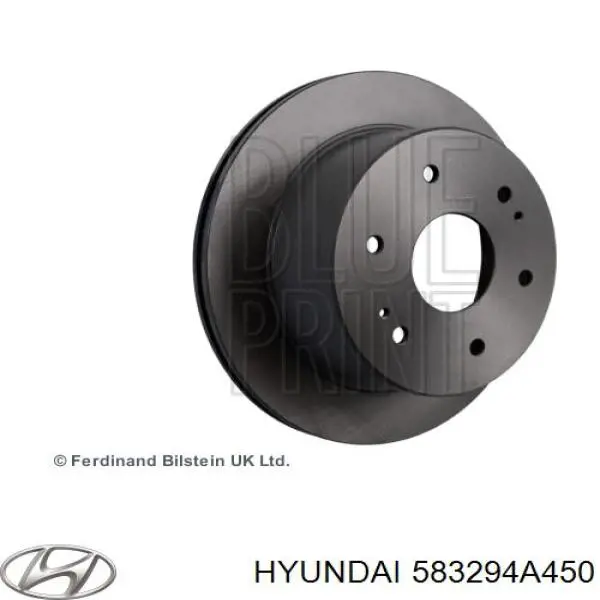Купить 583294A450 Hyundai/Kia Диск тормозной задний