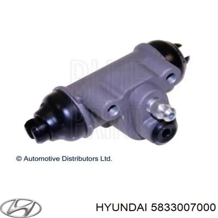 Рабочий тормозной цилиндр Hyundai/Kia 5833007000 цена, от 11.63 USD