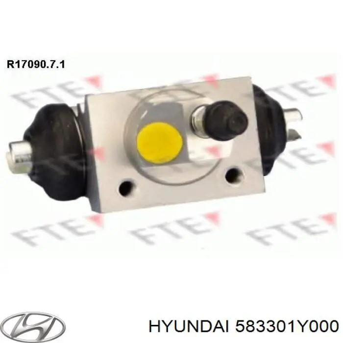 583301Y000 Hyundai/Kia цилиндр тормозной колесный рабочий задний