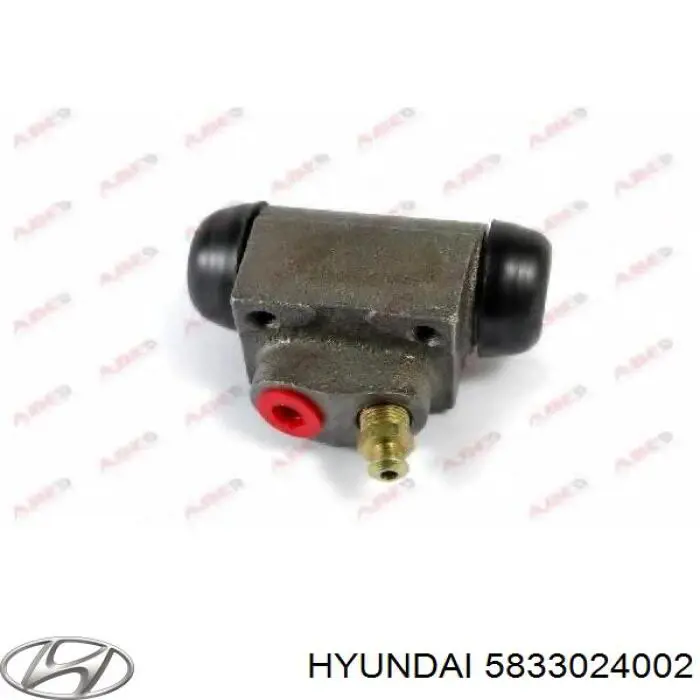 Рабочий тормозной цилиндр Hyundai/Kia 5833024002 цена, от 6.36 USD