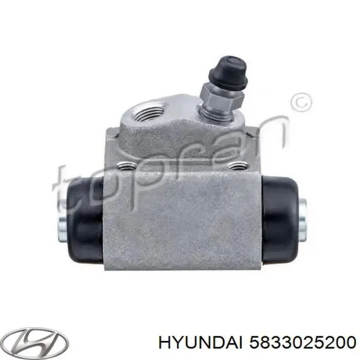 Рабочий тормозной цилиндр Hyundai/Kia 5833025200 цена, от 7.70 USD