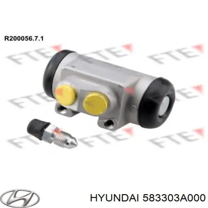 Цилиндр тормозной колесный 583303A000 Hyundai/Kia