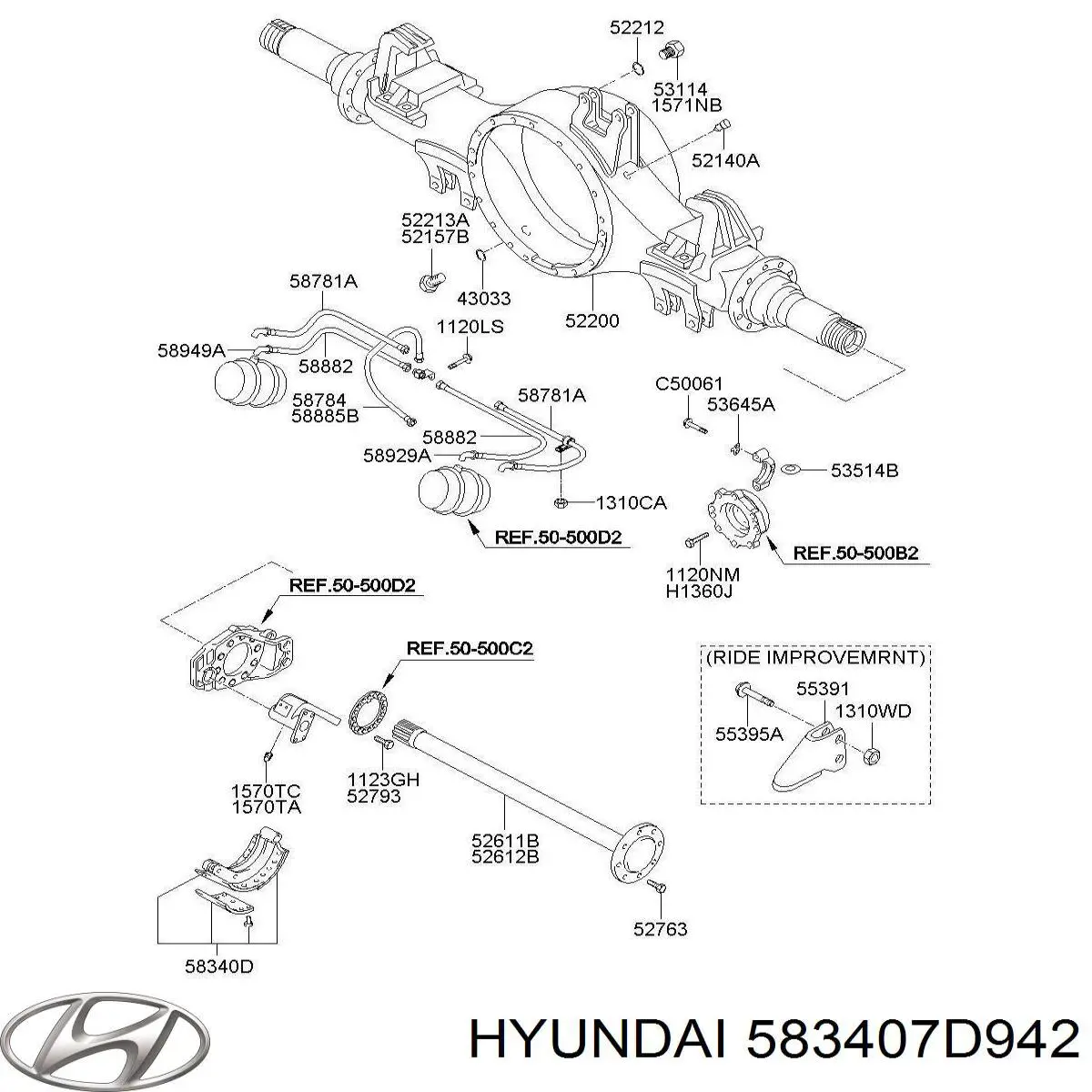  583407D942 Hyundai/Kia