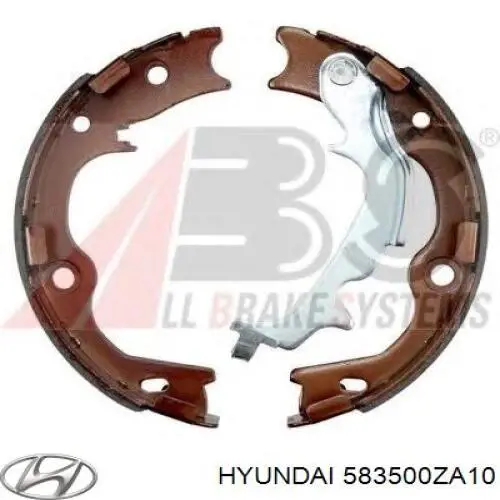 583500ZA10 Hyundai/Kia Тормозные колодки ручника