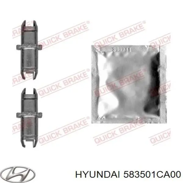 Колодки стояночного тормоза Hyundai/Kia 583501CA00