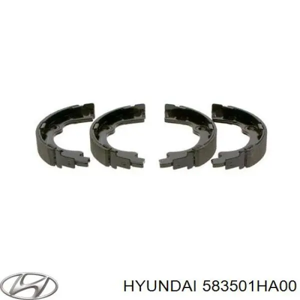 Колодки стояночного тормоза Hyundai/Kia 583501HA00