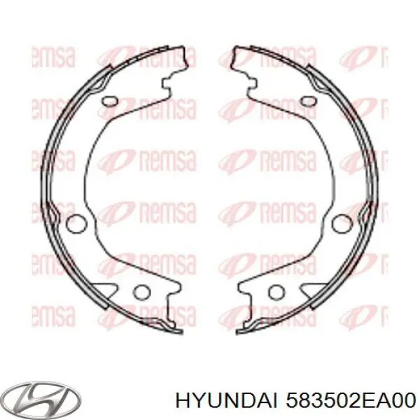 583502EA00 Hyundai/Kia Тормозные колодки ручника