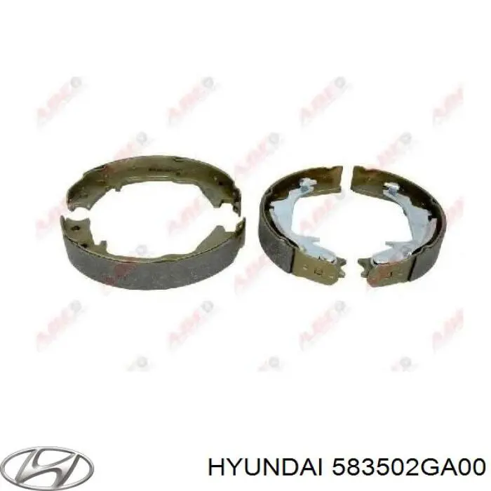 Тормоза рабочие задние ножные и тормозные барабаны Hyundai/Kia 583502GA00 цена, от 37.63 USD