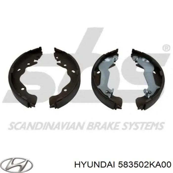 Тормоза рабочие задние ножные и тормозные барабаны Hyundai/Kia 583502KA00 цена, от 34.64 USD