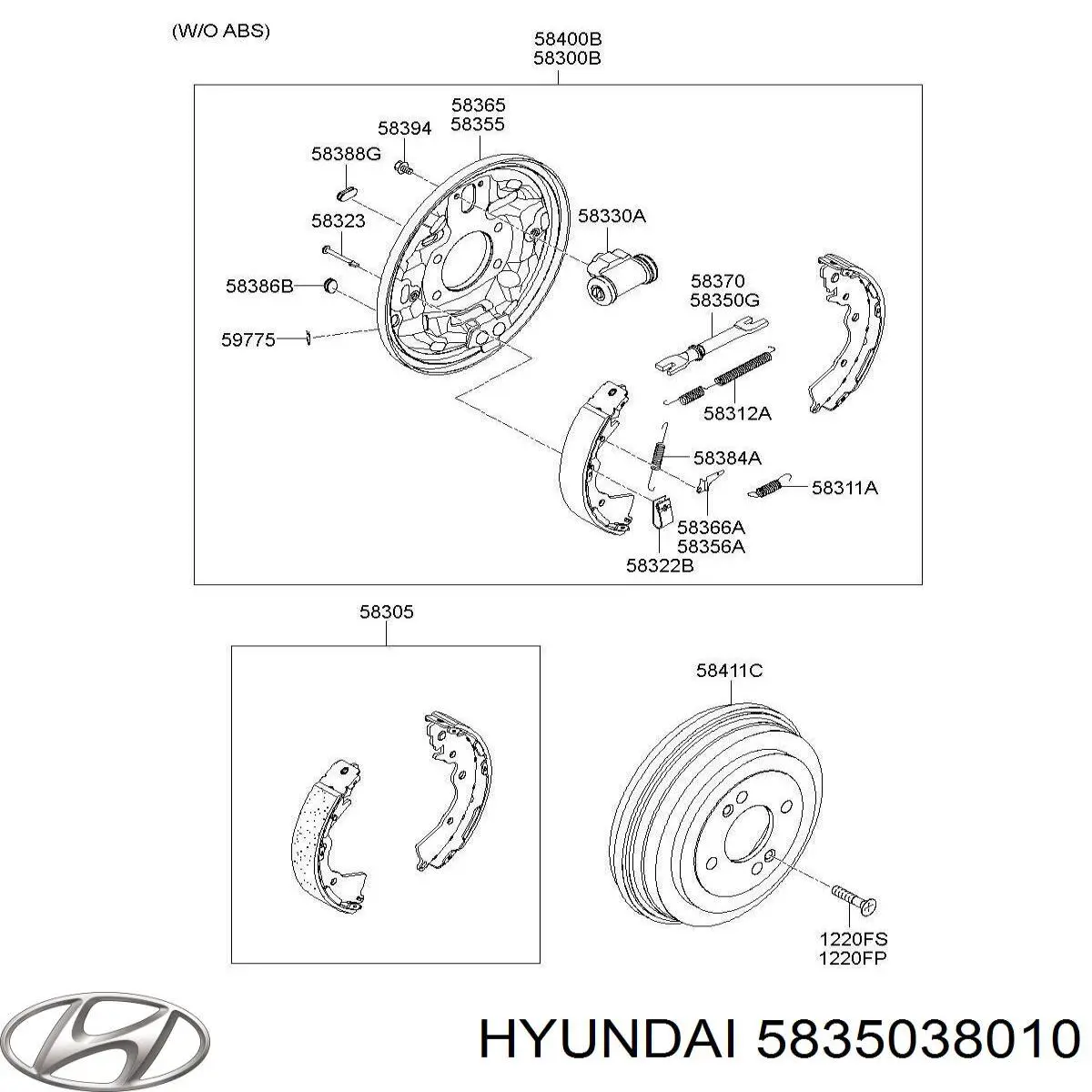5835038010 Hyundai/Kia 