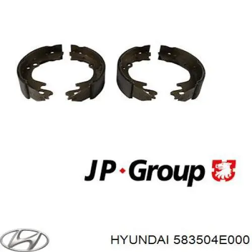 Тормоза рабочие задние ножные и тормозные барабаны Hyundai/Kia 583504E000 цена, от 31.32 USD