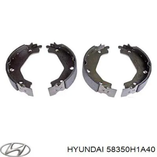 Колодки стояночного тормоза Hyundai/Kia 58350H1A40