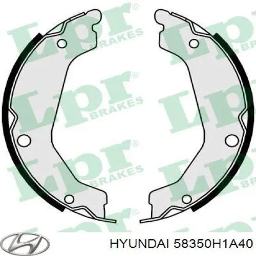 Тормозные колодки стояночного тормоза Hyundai/Kia 58350H1A40 цена, от 34.18 USD