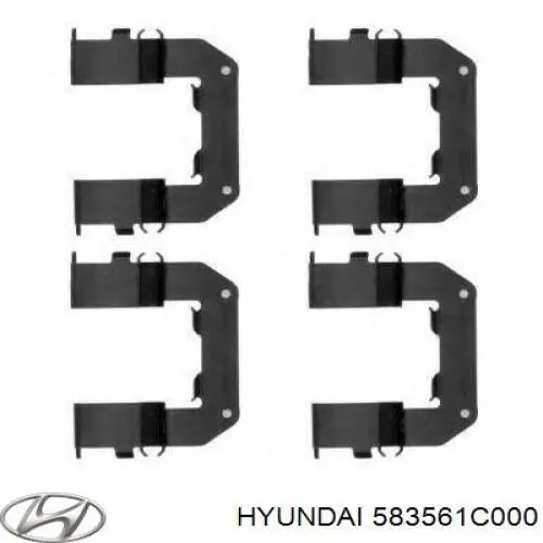 Скоба заднего суппорта 583561C000 Hyundai/Kia