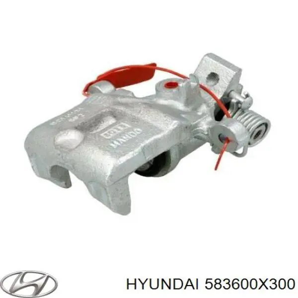 Тормозной суппорт правый задний Hyundai/Kia 583600X300 цена, от 46.13 USD