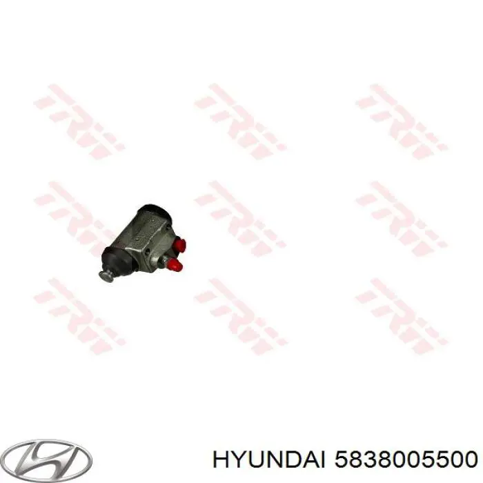 Рабочий тормозной цилиндр Hyundai/Kia 5838005500 цена, от 14.47 USD