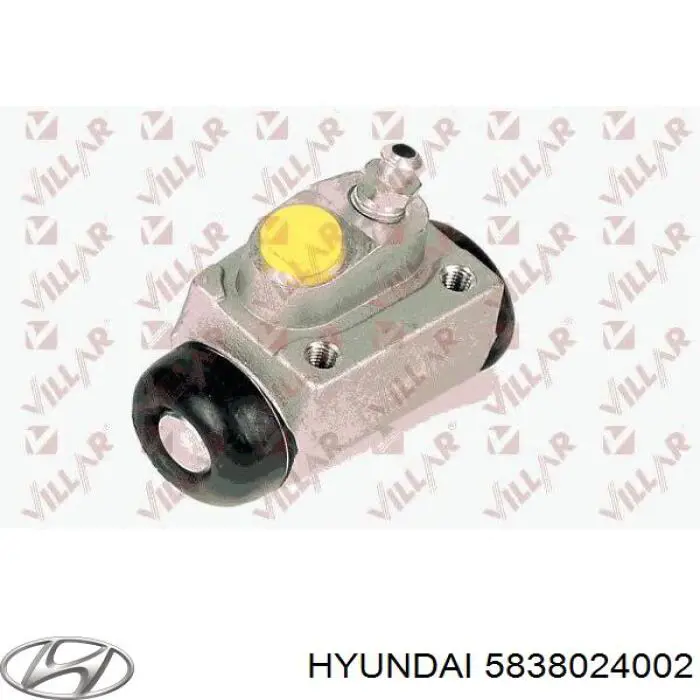 Рабочий тормозной цилиндр Hyundai/Kia 5838024002 цена, от 9.32 USD