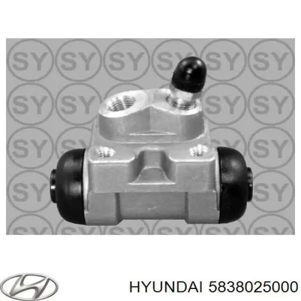 Рабочий тормозной цилиндр Hyundai/Kia 5838025000 цена, от 10.51 USD