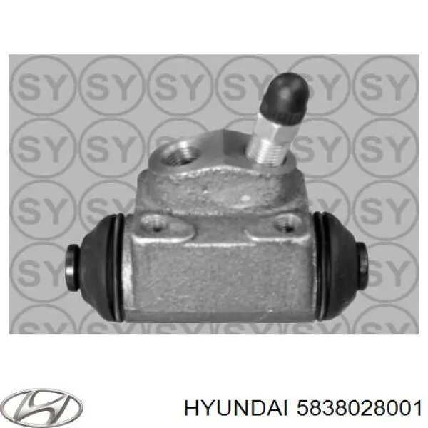 5838028001 Hyundai/Kia цилиндр тормозной колесный рабочий задний
