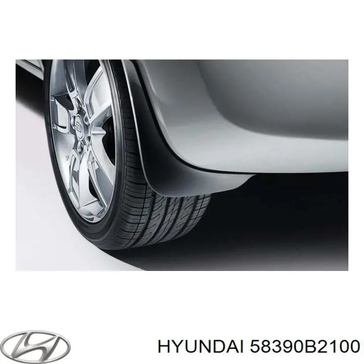 Купить 58390B2100 Hyundai/Kia Защита тормозного диска заднего, правая