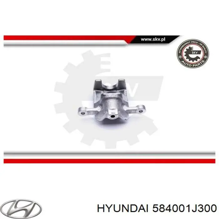 Купить 584001J300 Hyundai/Kia Суппорт задний правый