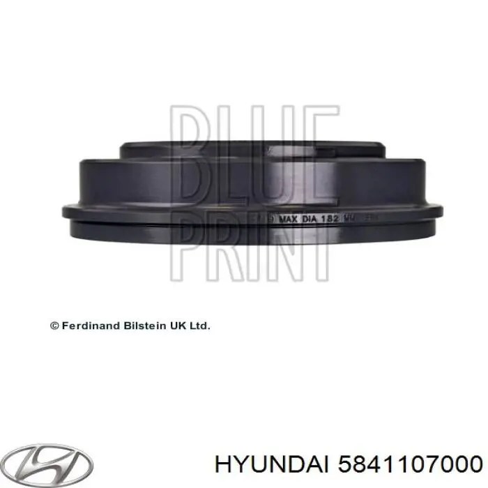 Тормозной барабан 5841107000 Hyundai/Kia