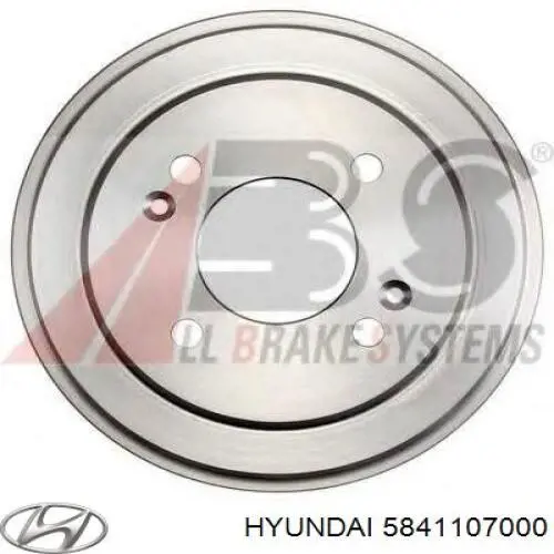 5841107000 Hyundai/Kia барабан тормозной задний