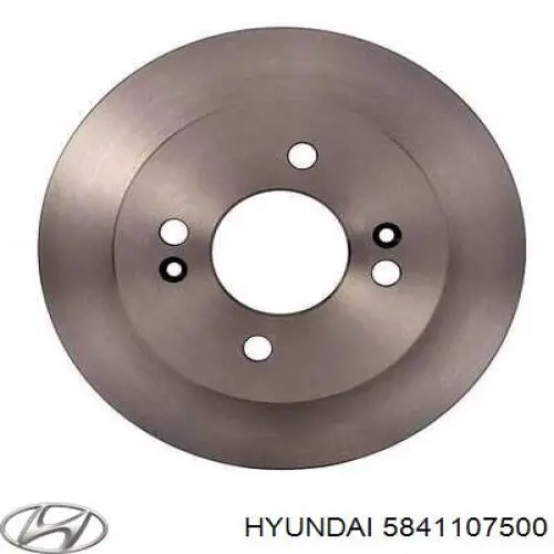 Купить 5841107500 Hyundai/Kia Диск тормозной задний