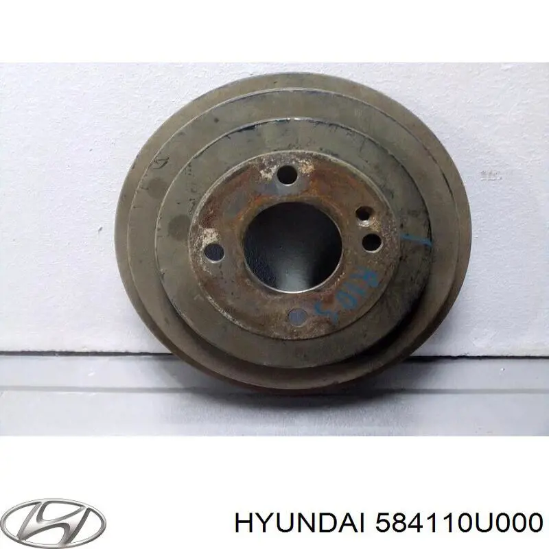 Барабан тормозной задний Hyundai/Kia 584110U000 цена, от 37.56 USD