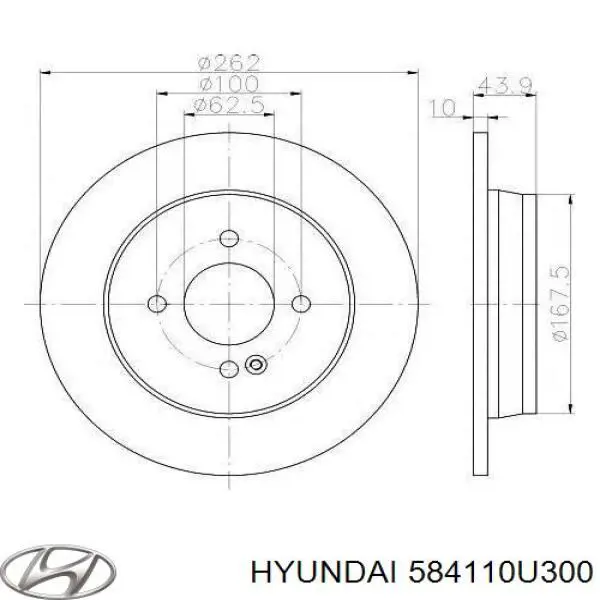 584110U300 Hyundai/Kia