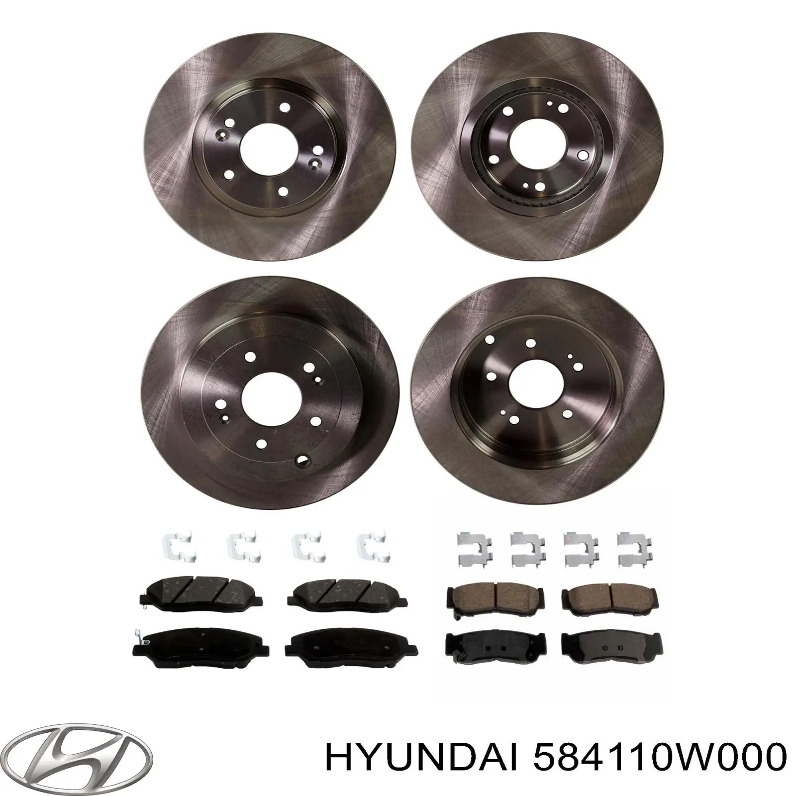 Задний тормозной диск Hyundai/Kia 584110W000 цена, от 32.94 USD
