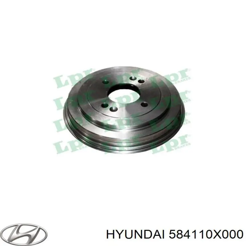 Купить 584110X000 Hyundai/Kia Тормозной барабан