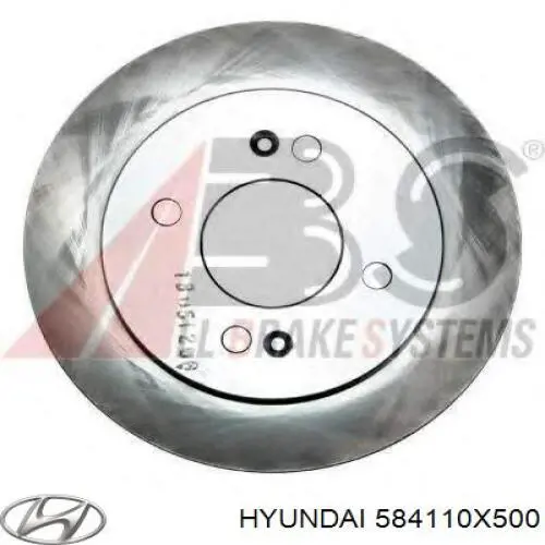 Тормозные диски 584110X500 Hyundai/Kia