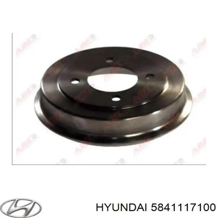 Тормозной барабан 5841117100 Hyundai/Kia