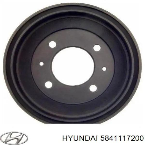 5841117200 Hyundai/Kia барабан тормозной задний