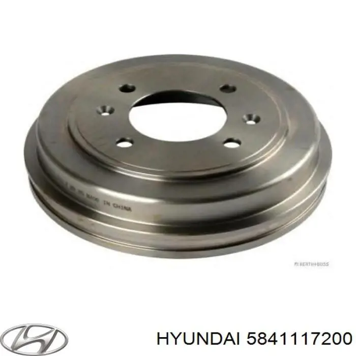 Купить 5841117200 Hyundai/Kia Тормозной барабан