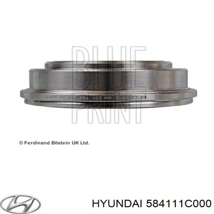 Тормозной барабан 584111C000 Hyundai/Kia