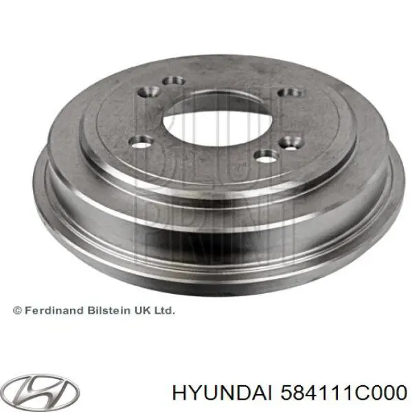 Барабан тормозной задний Hyundai/Kia 584111C000 цена, от 27.11 USD