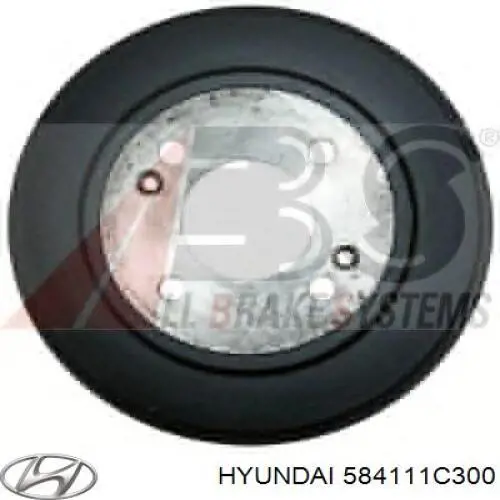 Купить 584111C300 Hyundai/Kia Тормозной барабан