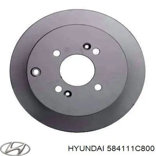 584111C800 Hyundai/Kia Дисковый тормоз