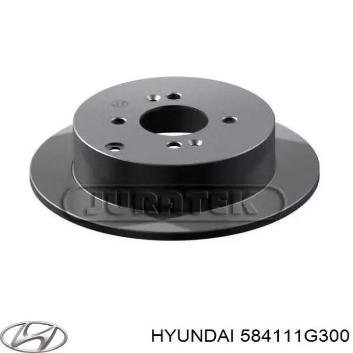 Купить 584111G300 Hyundai/Kia Диск тормозной задний