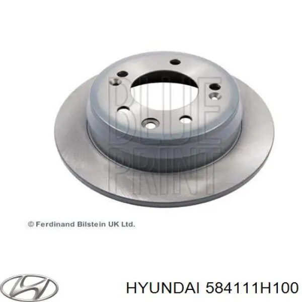 Задний тормозной диск Hyundai/Kia 584111H100 цена, от 10.17 USD